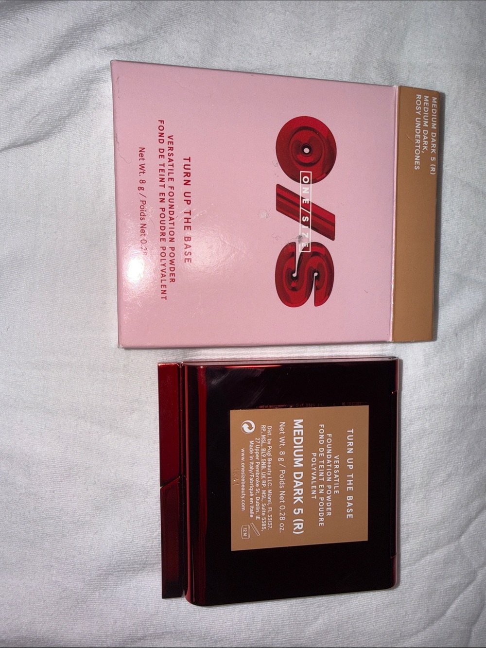 ONE/SIZE Turn Up The Base Compact Powder - Pink & Red Packaging